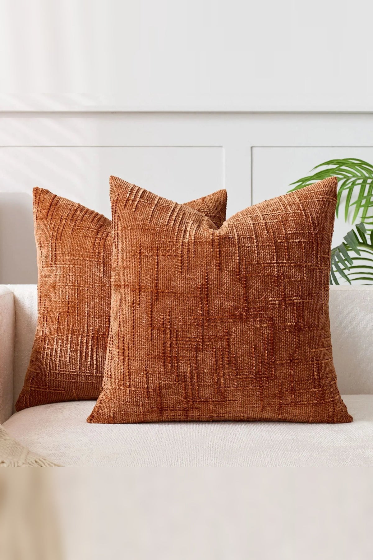 Chunky Chenille Cushion Cover – Japanese-Inspired Elegance