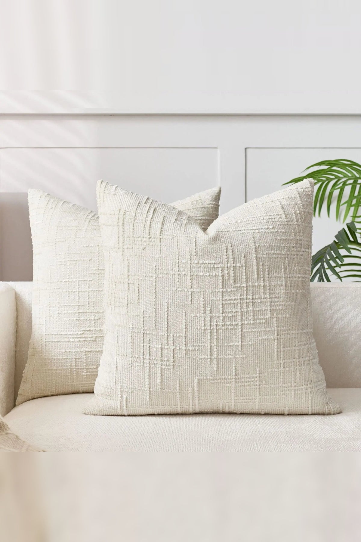 Chunky Chenille Cushion Cover – Japanese-Inspired Elegance