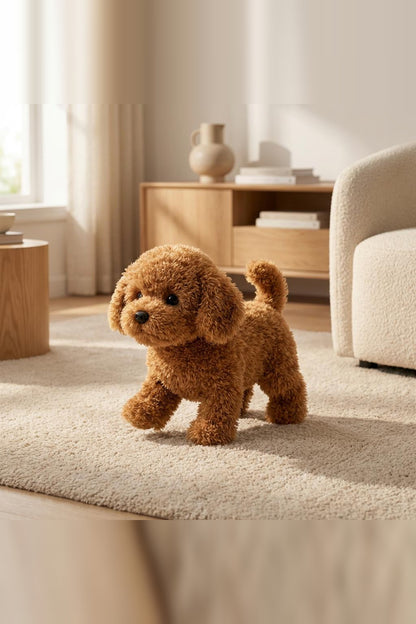 Walking and Barking Plush Dog – Responds to Touch