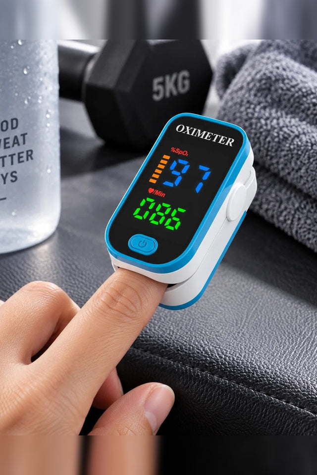 Blood Glucose Monitor – portable LED display, painless readings