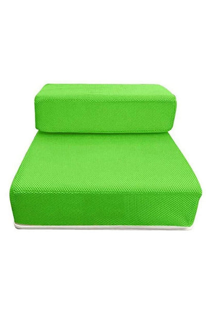Foldable Dog Steps – two low steps, non-slip mesh, removable cover