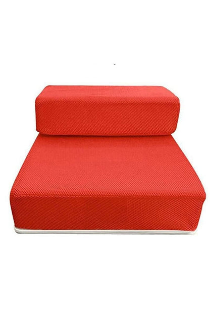 Foldable Dog Steps – two low steps, non-slip mesh, removable cover