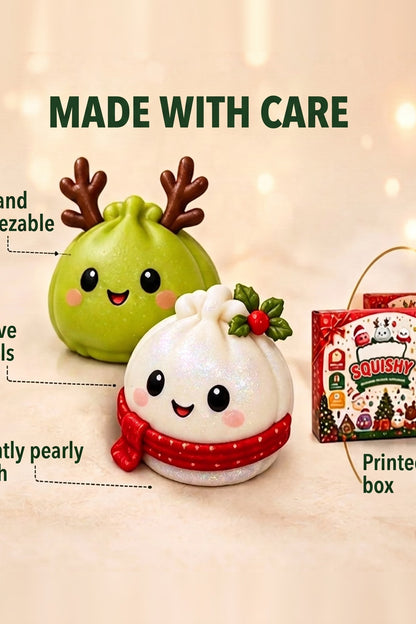 Squishy Advent Calendar – 24 slow-rising festive figures