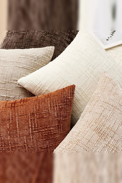 Chunky Chenille Cushion Cover – Japanese-Inspired Elegance