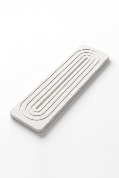 Diatomite Drying Mat – absorbs splashes beside the sink, wipes clean