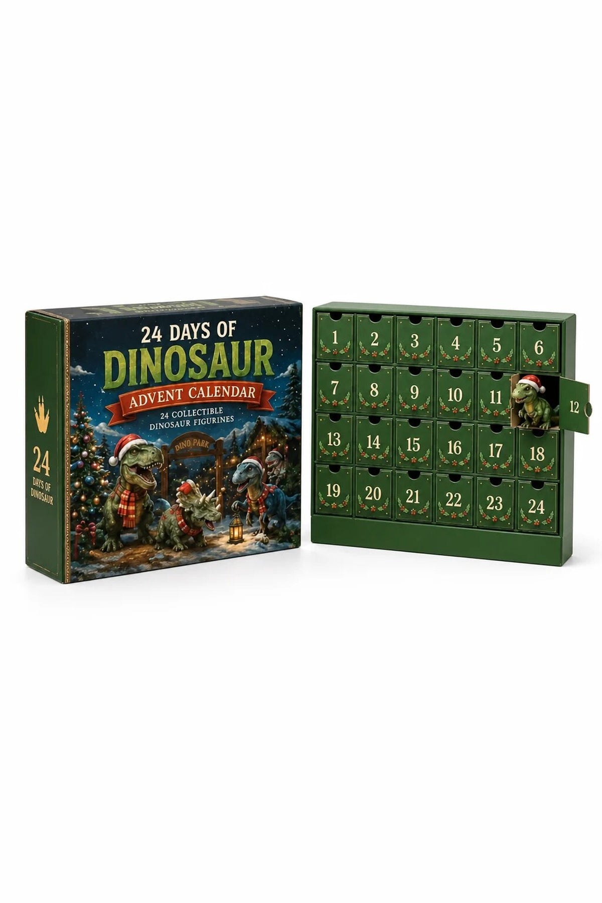 Dinosaur Acrylic Advent Calendar 2026 – 24 Colourful Figures