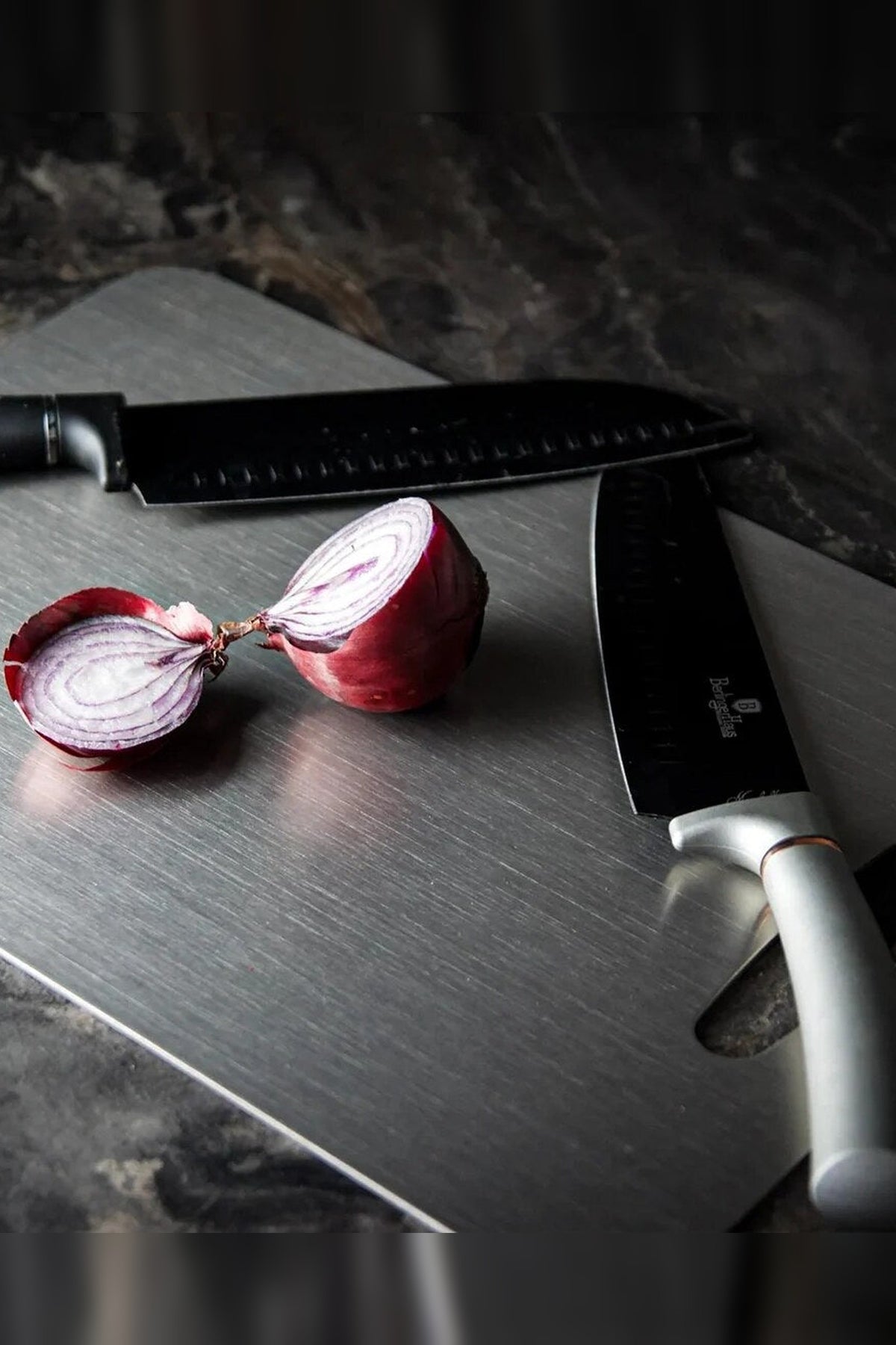 Titanium Cutting Board – Non-porous surface, lightweight, durable