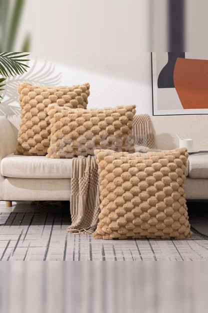 Honeycomb Textured Cushion Cover – Three Sizes, Hidden Zip