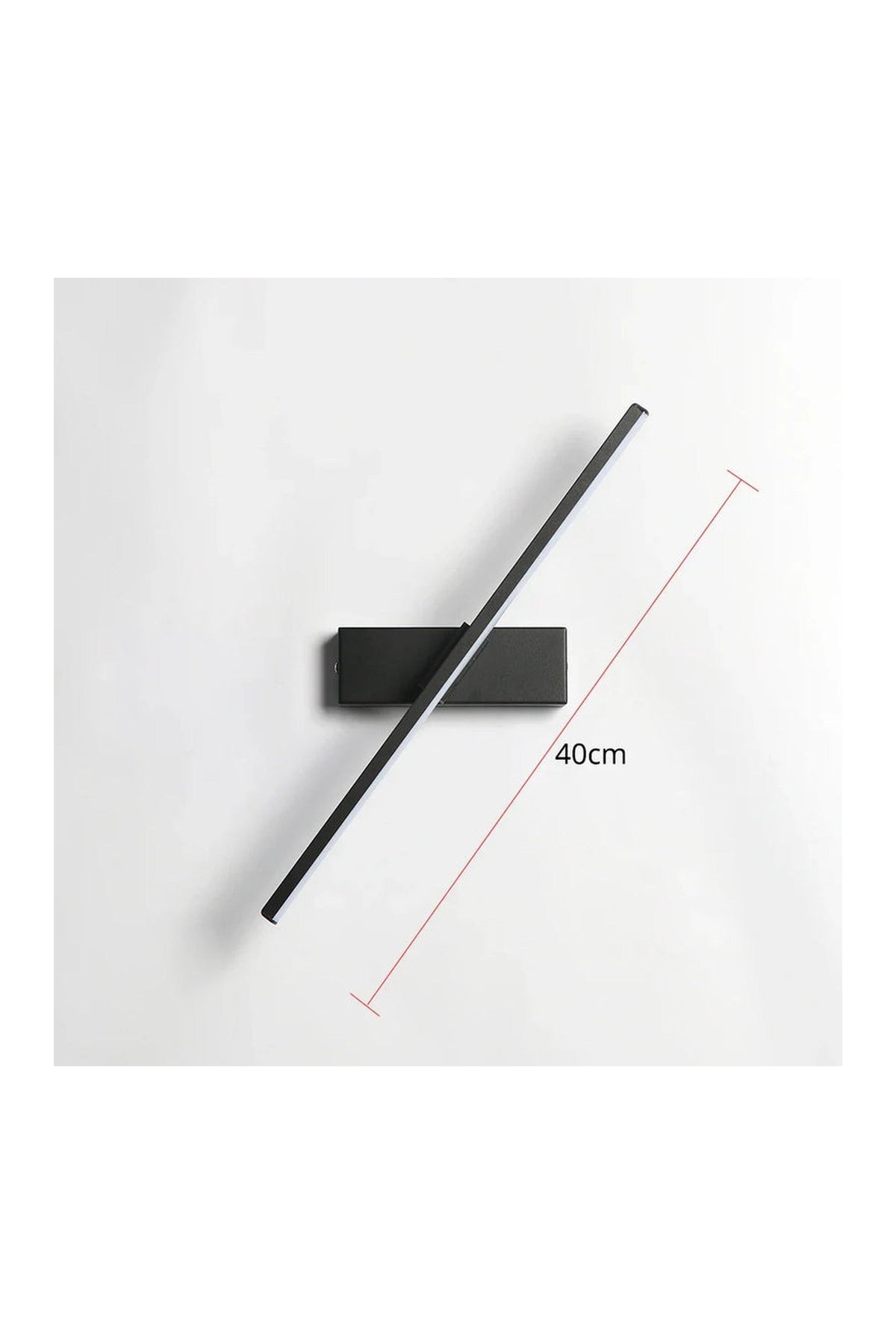 Adjustable Wall Light – 330° swivel head, three colour temperatures