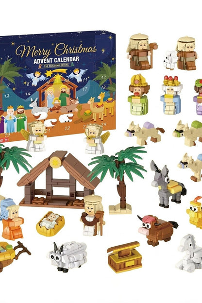 Nativity Advent Calendar – 24 daily building sets, complete scene