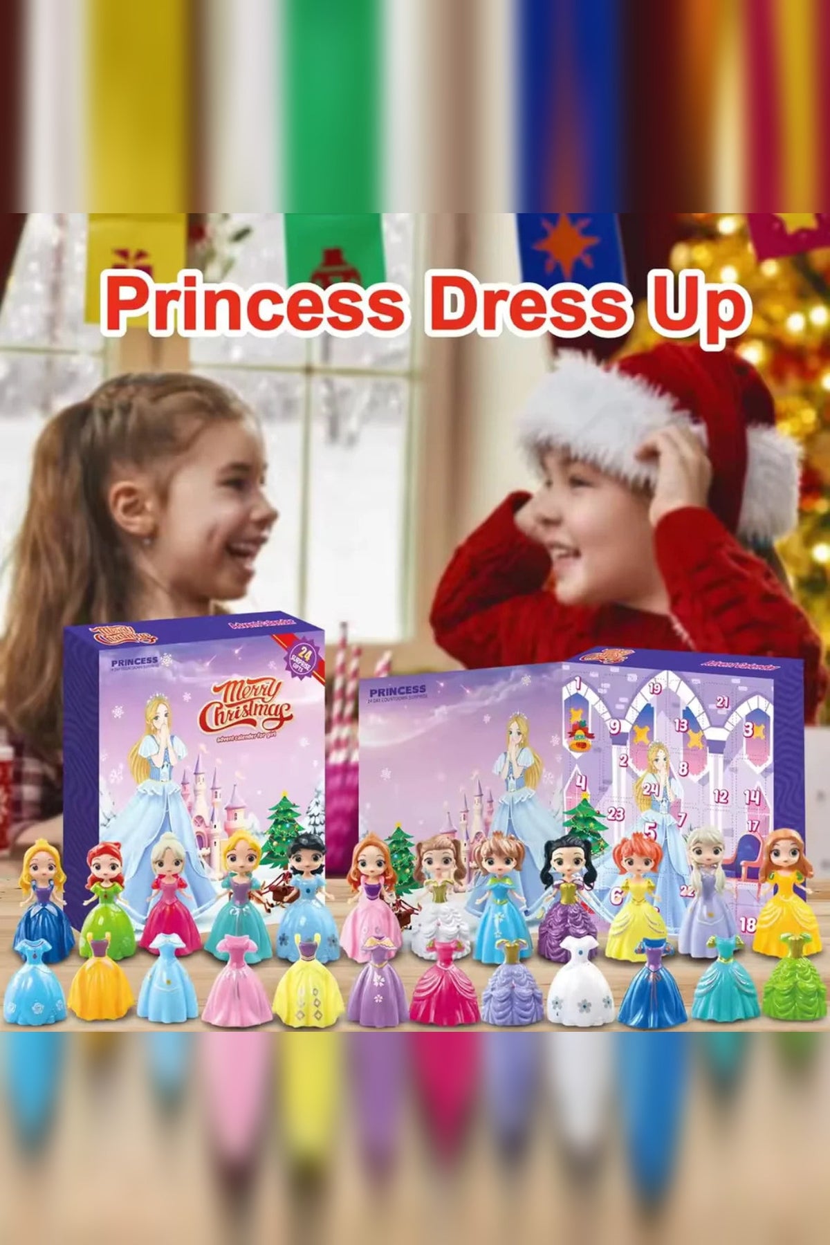 Princess Advent Calendar 2026 – 24 Dolls and Outfits to Change