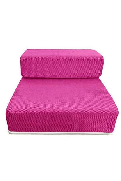 Foldable Dog Steps – two low steps, non-slip mesh, removable cover
