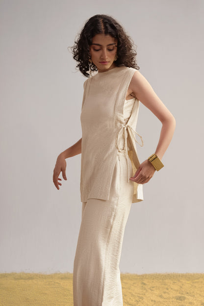 Alora Women's Outfit Silk-Linen Set – Breathable Comfort for Any Occasion 7