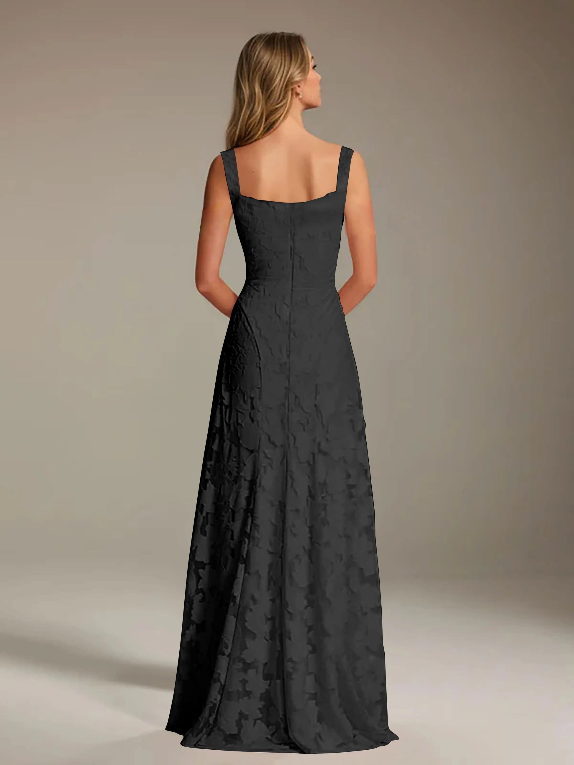 Alyssa Floral Lace Bridesmaid Dress – Elegant A-Line Design for Special Occasions 5