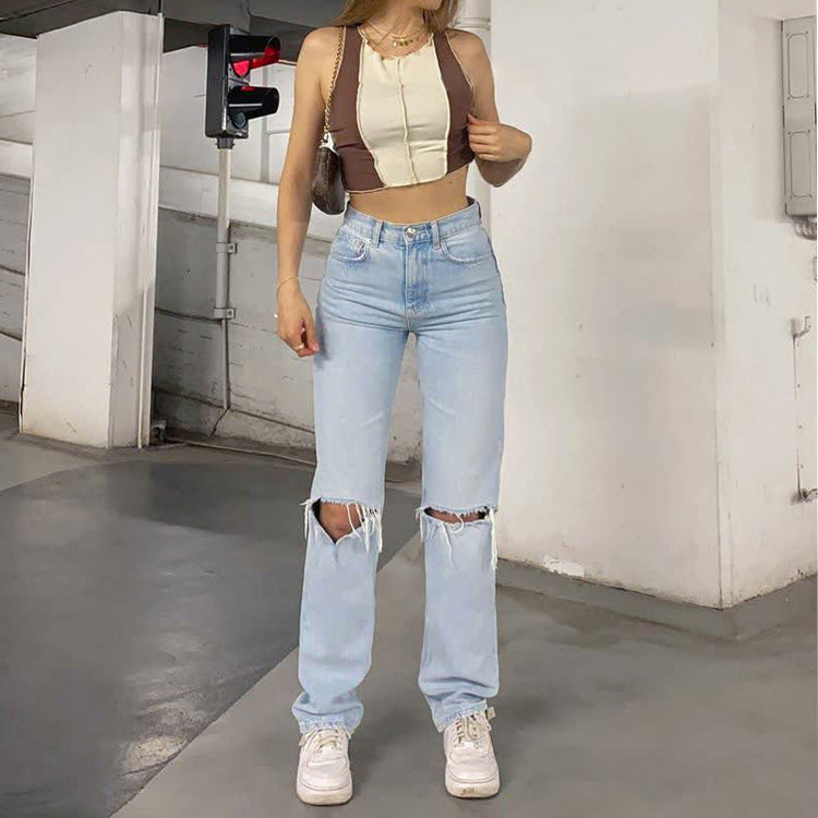 Breezy Women's Baggy Jeans – Relaxed Fit for Effortless Style 3
