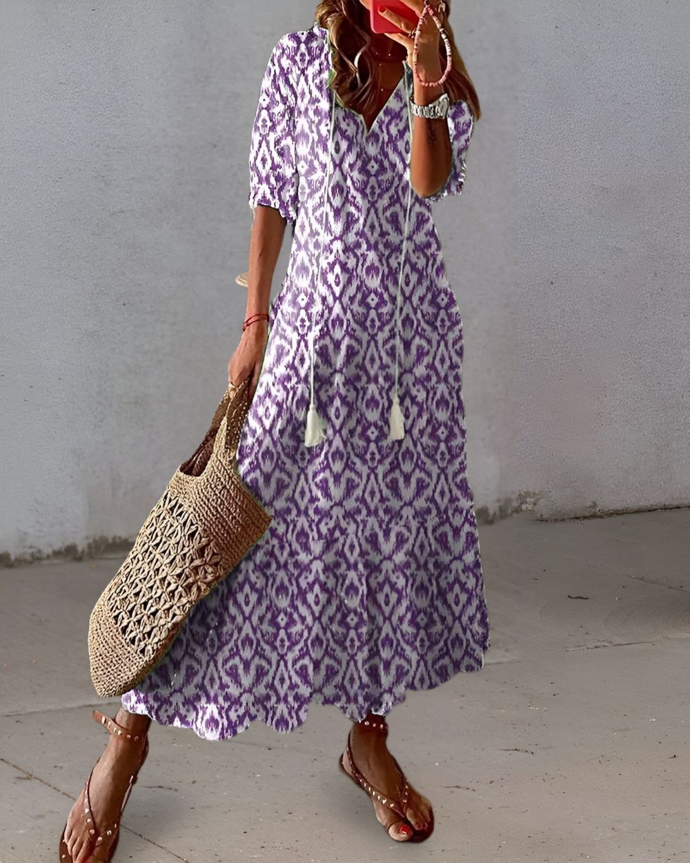 Celesta Women’s Boho Maxi Dress – Flowing Fit for Effortless Elegance 2