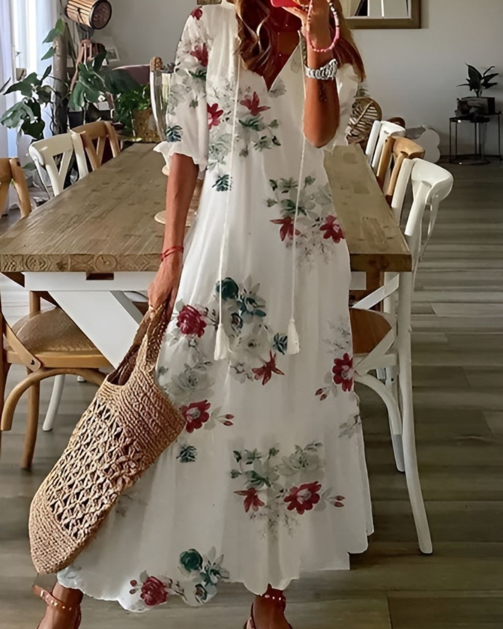Celesta Women’s Boho Maxi Dress – Flowing Fit for Effortless Elegance 7