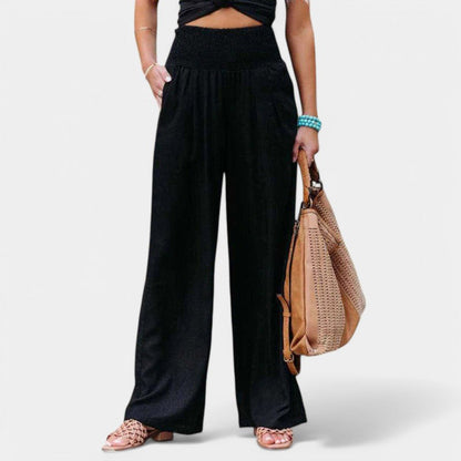 Celina Women's Wide Leg Trousers – Airy Comfort for Warm Days 3