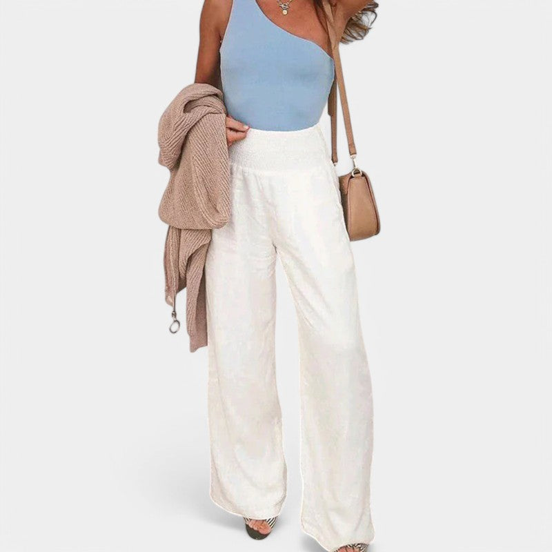 Celina Women's Wide Leg Trousers – Airy Comfort for Warm Days 4