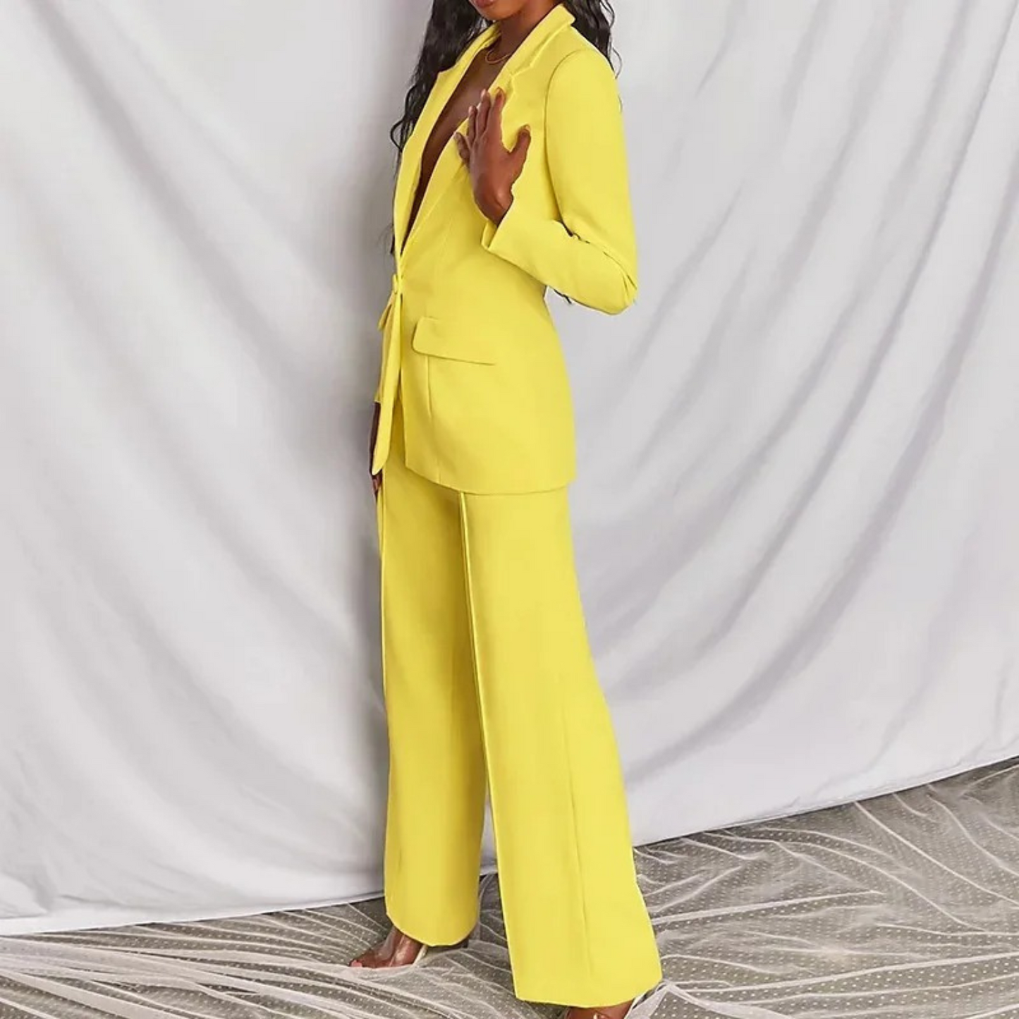 Cina Damen Blazer-Hosen-Set – Elegante Passform für Stil und Komfort 0