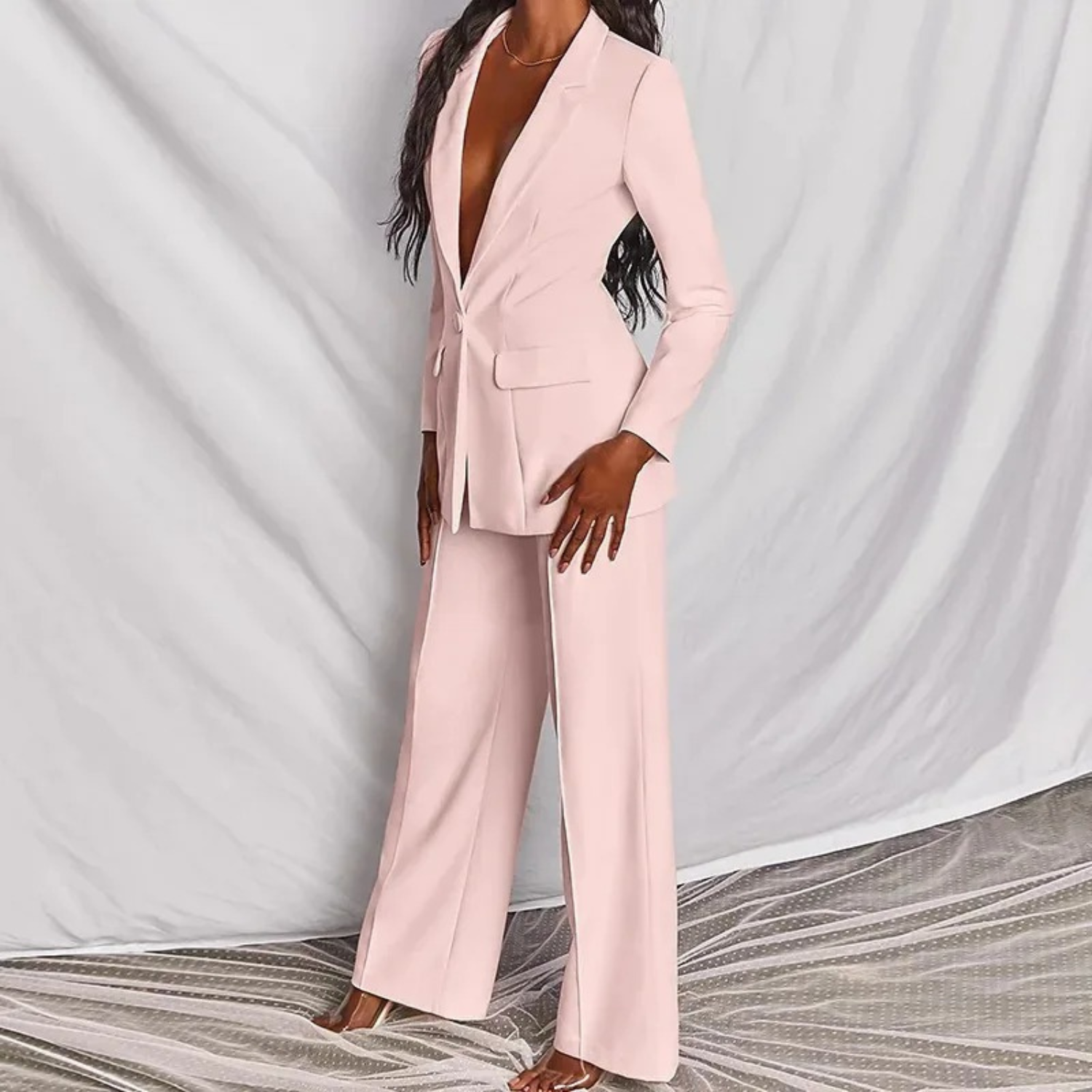 Cina Damen Blazer-Hosen-Set – Elegante Passform für Stil und Komfort 3