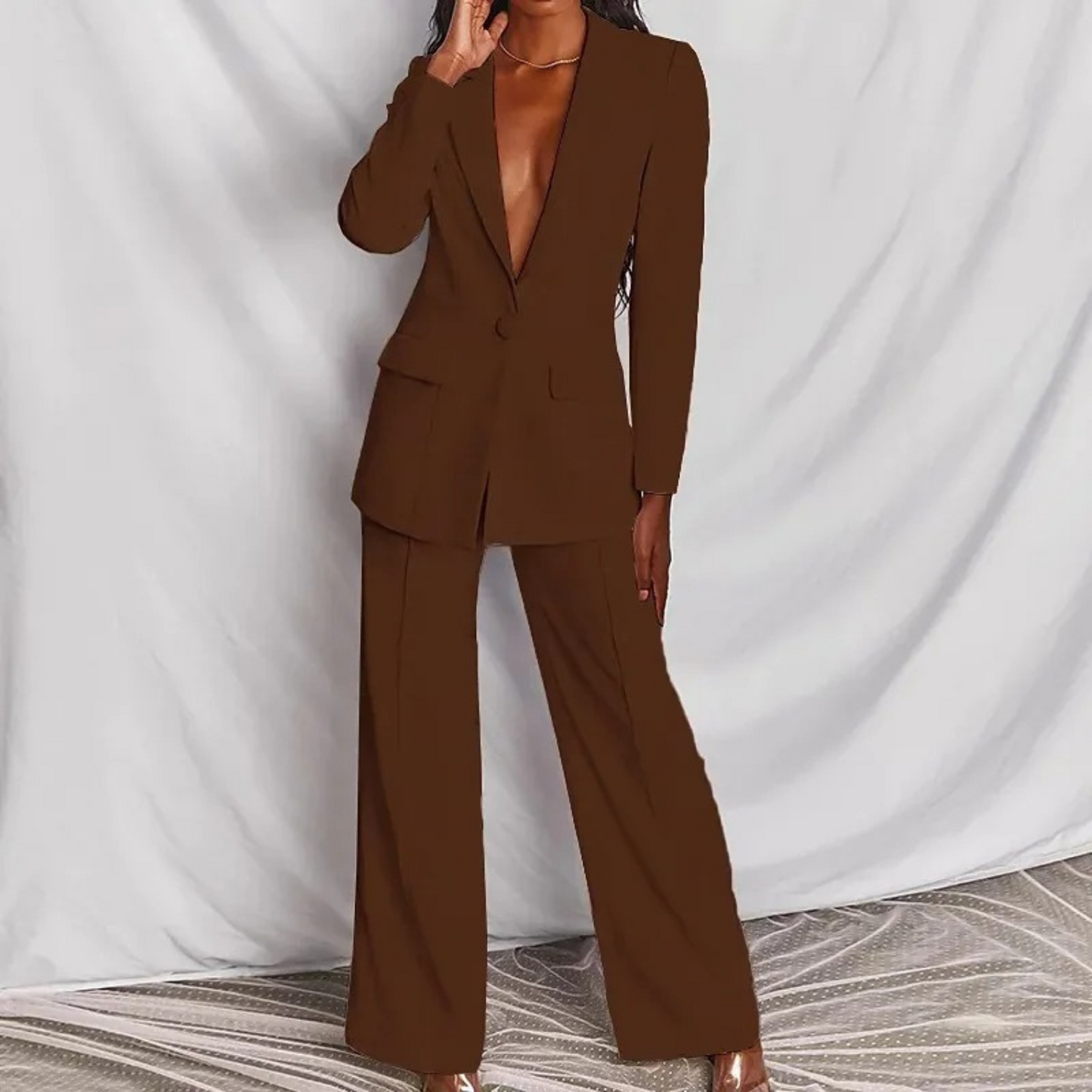 Cina Damen Blazer-Hosen-Set – Elegante Passform für Stil und Komfort 5