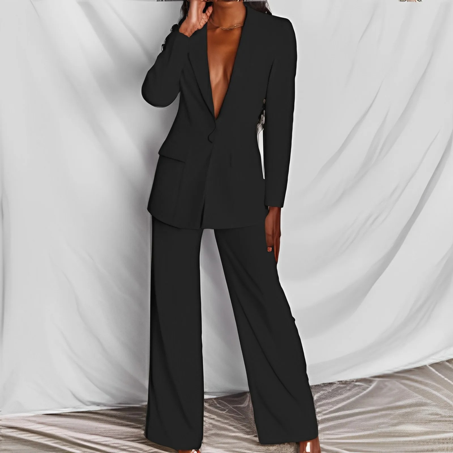Cina Damen Blazer-Hosen-Set – Elegante Passform für Stil und Komfort 7