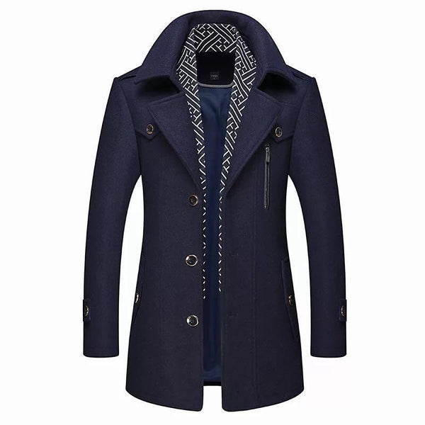 Dario Herren Wollmantel – Eleganter Stil für Kühle Wintertage 2