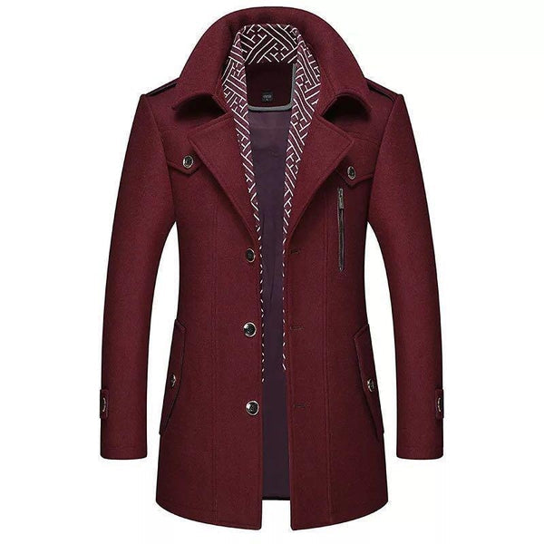 Dario Herren Wollmantel – Eleganter Stil für Kühle Wintertage 3