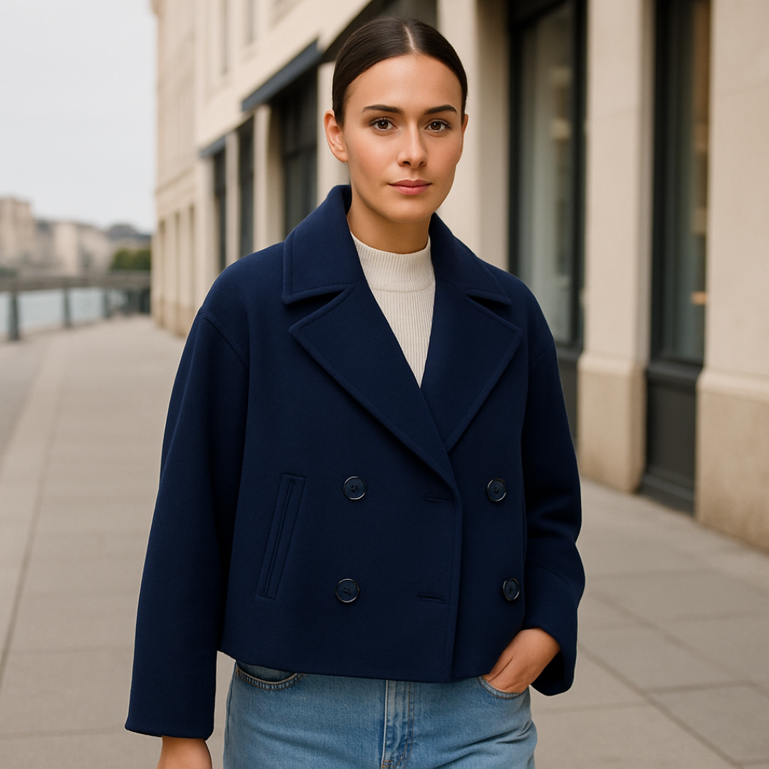 Elara Women's Coat – Lightweight Wool Blend for Cozy Winter Style 7