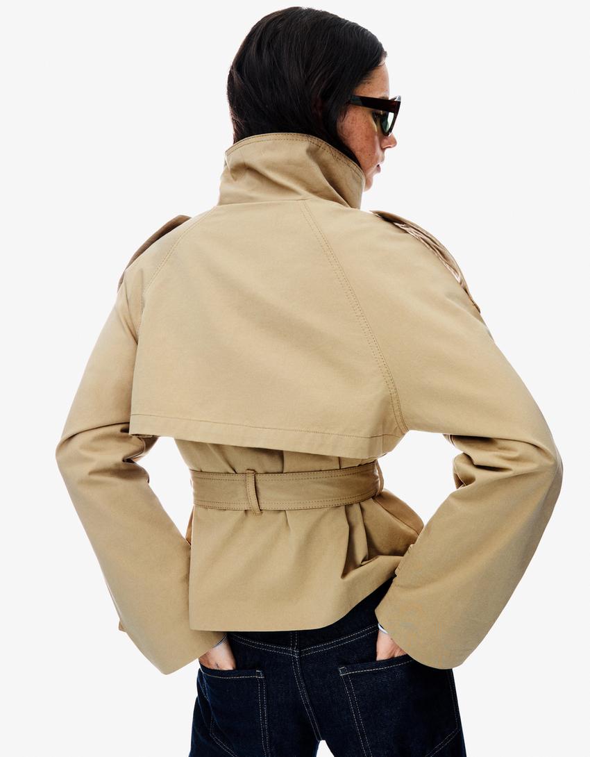 Elara Women's Lightweight Trench Coat – Structured Design for Stylish Layering 3