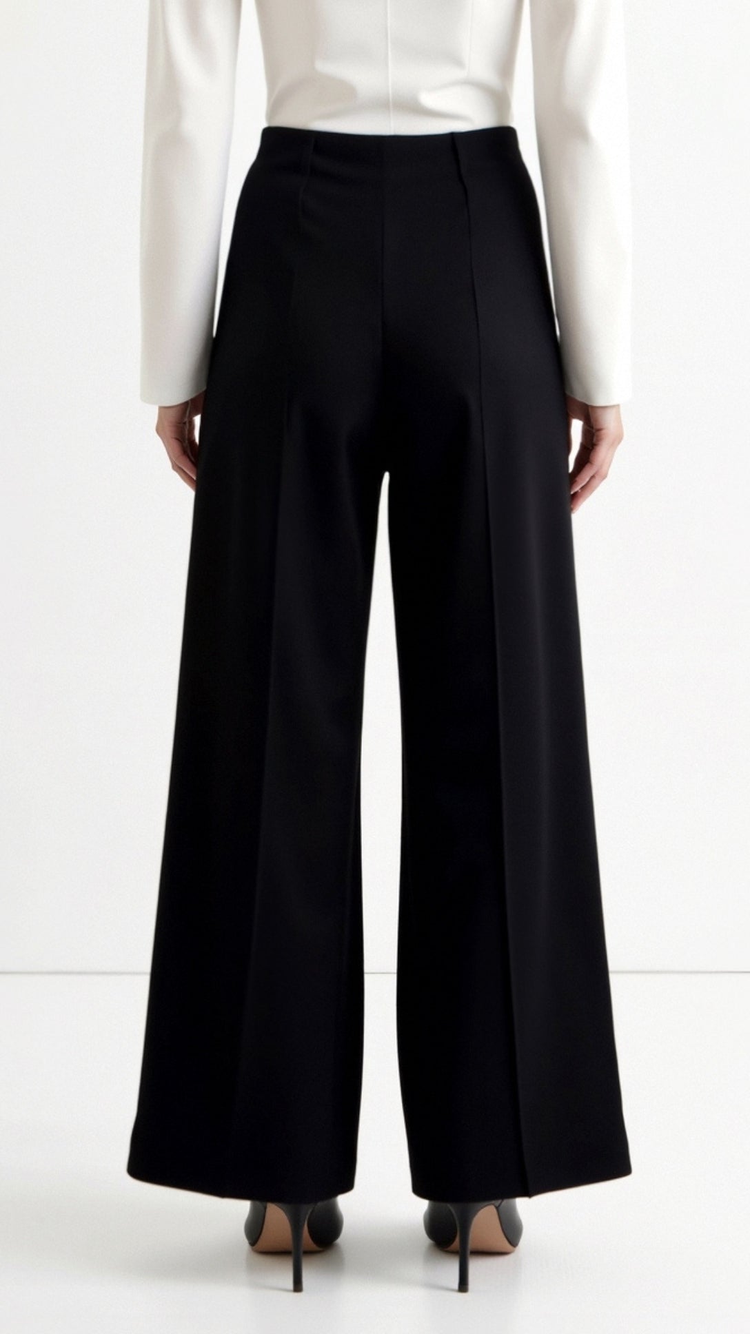 Trousers Women - Relaxed Baggy Mid-Rise Trousers