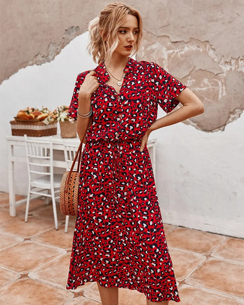 Elyssa Women's Midi Dress – Breathable Fabric for Stylish Summer Comfort 10