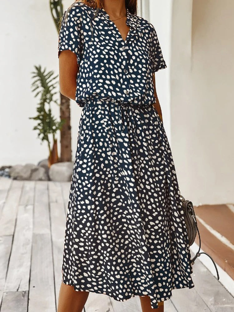 Elyssa Women's Midi Dress – Breathable Fabric for Stylish Summer Comfort 14
