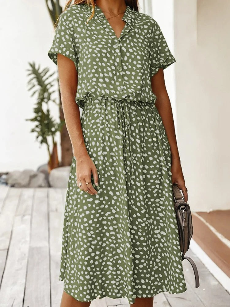 Elyssa Women's Midi Dress – Breathable Fabric for Stylish Summer Comfort 4
