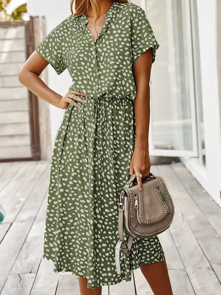 Elyssa Women's Midi Dress – Breathable Fabric for Stylish Summer Comfort 8