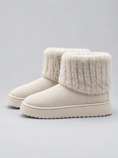 Faux Fur Women's Ankle Boots – Cozy Comfort for Cold Days 1