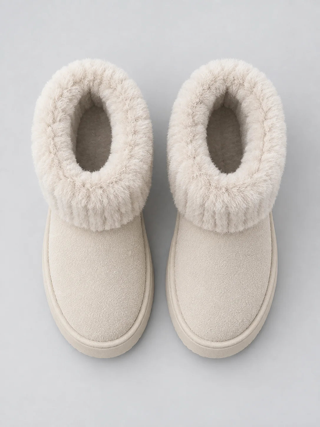 Faux Fur Women's Ankle Boots – Cozy Comfort for Cold Days 2
