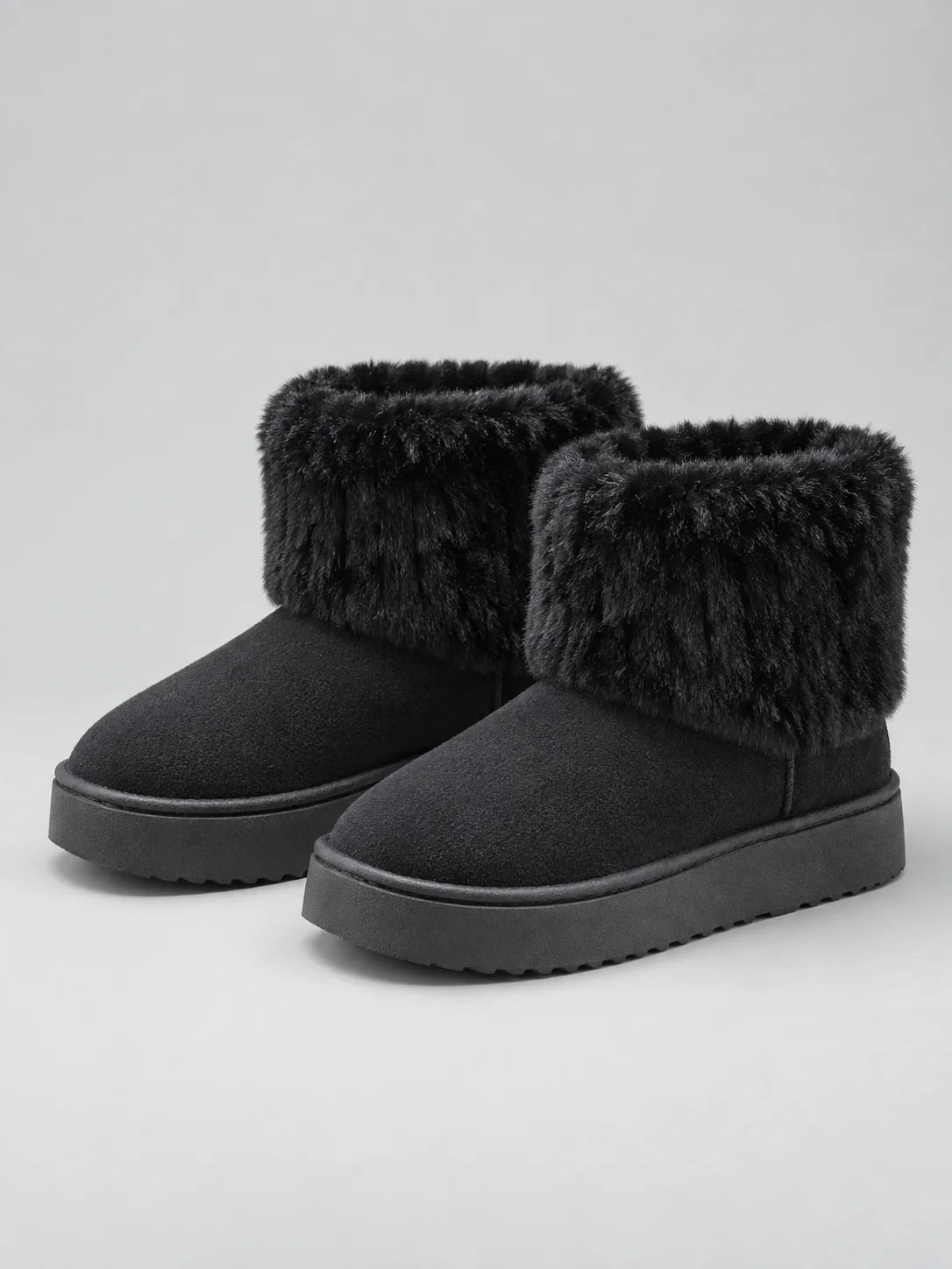 Faux Fur Women's Ankle Boots – Cozy Comfort for Cold Days 5