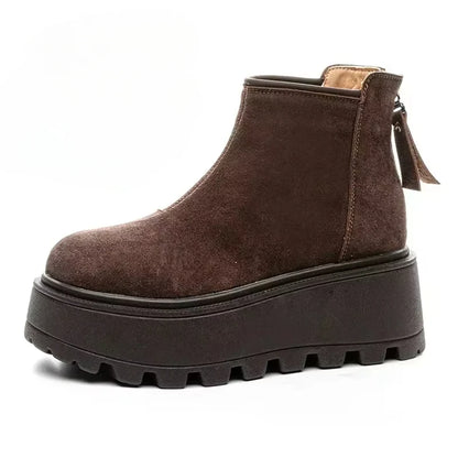 Faylen Women's Ankle Boots – Suede Chelsea Design for Stylish Winter Comfort 6