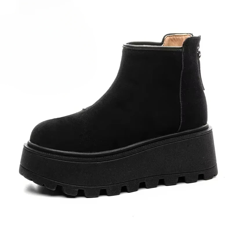 Faylen Women's Ankle Boots – Suede Chelsea Design for Stylish Winter Comfort 9