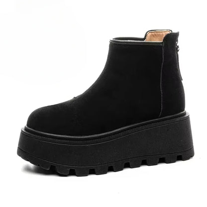 Faylen Women's Ankle Boots – Suede Chelsea Design for Stylish Winter Comfort 9