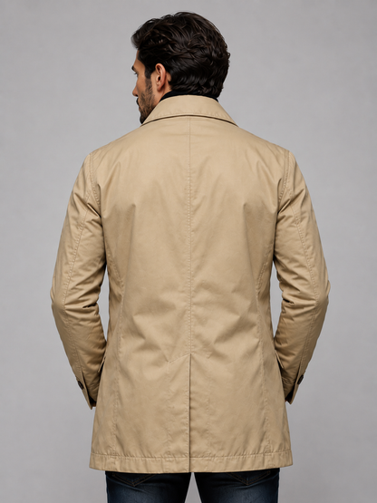 Heston Men's Tailored Coat – Structured Design for Smart-Casual Style 1