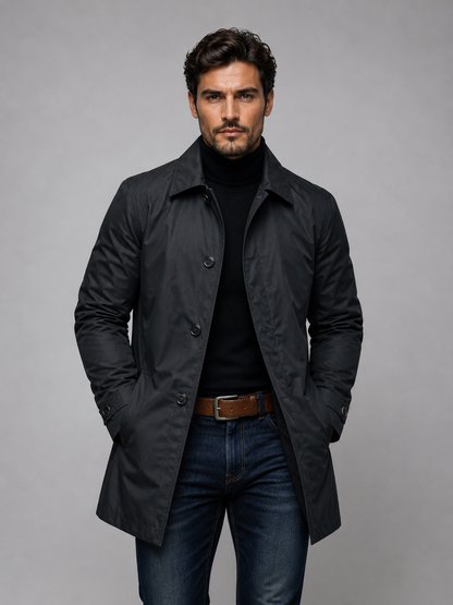 Heston Men's Tailored Coat – Structured Design for Smart-Casual Style 4
