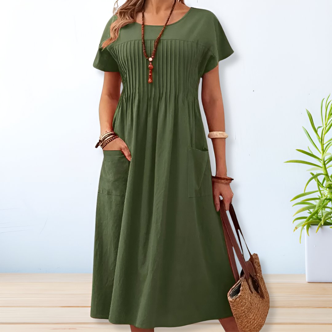 Jalina Relaxed Fit Day Dress – Breathable Comfort All-Day Wear 1