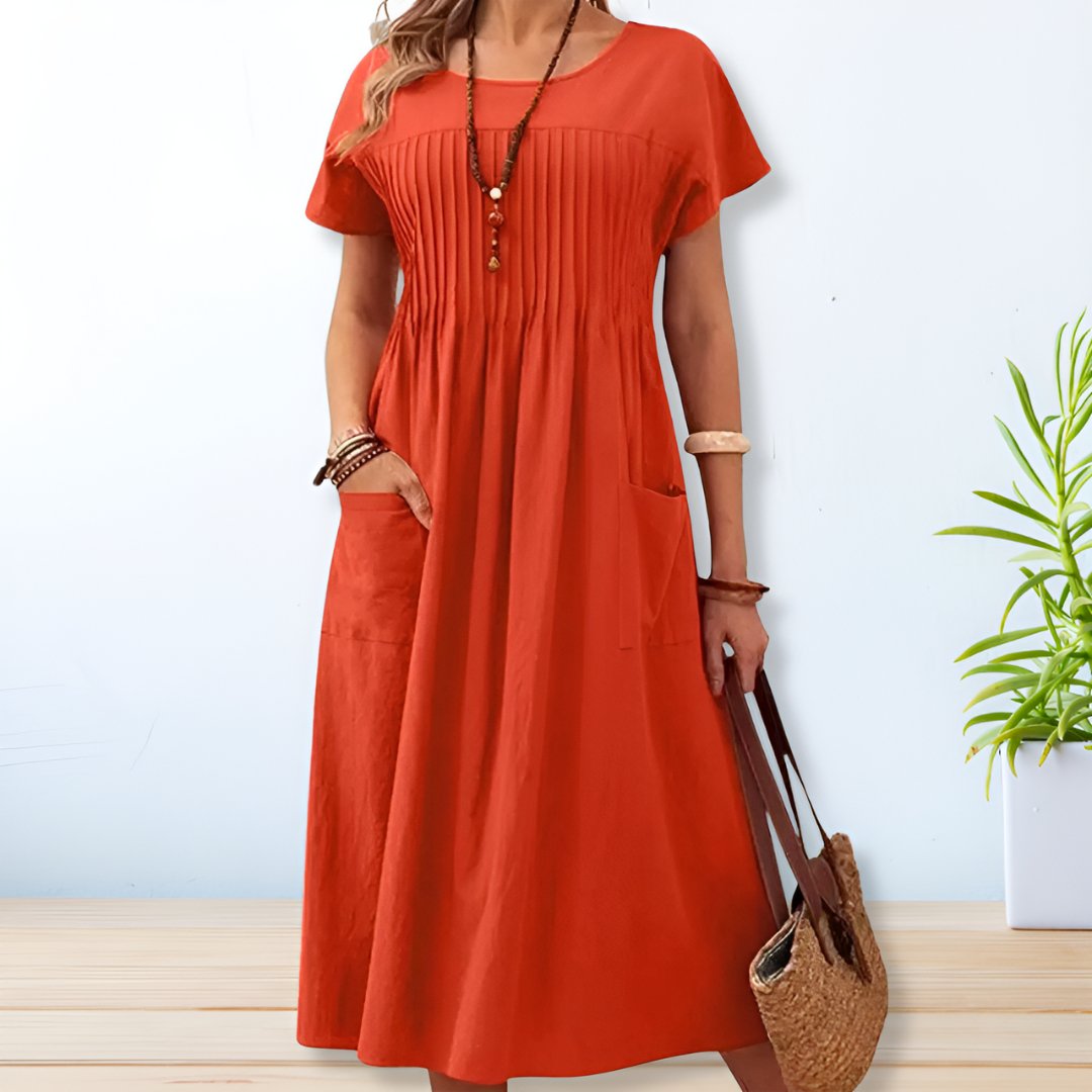 Jalina Relaxed Fit Day Dress – Breathable Comfort All-Day Wear 2