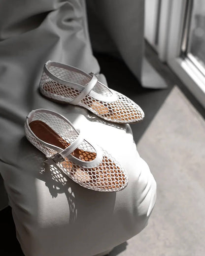 Jalina Women's Ballerinas – Breathable Mesh for All-Day Comfort 4