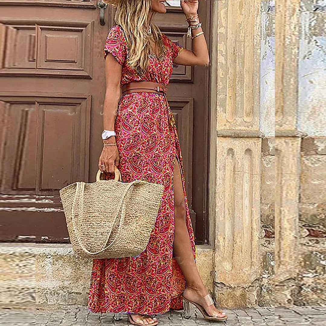 Jalina Women's Boho Maxi Dress – Lightweight Comfort for Summer Fun 3