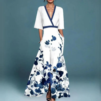 Jessa Elegant Maxi Dress – Floral Pattern Graceful Comfort 1