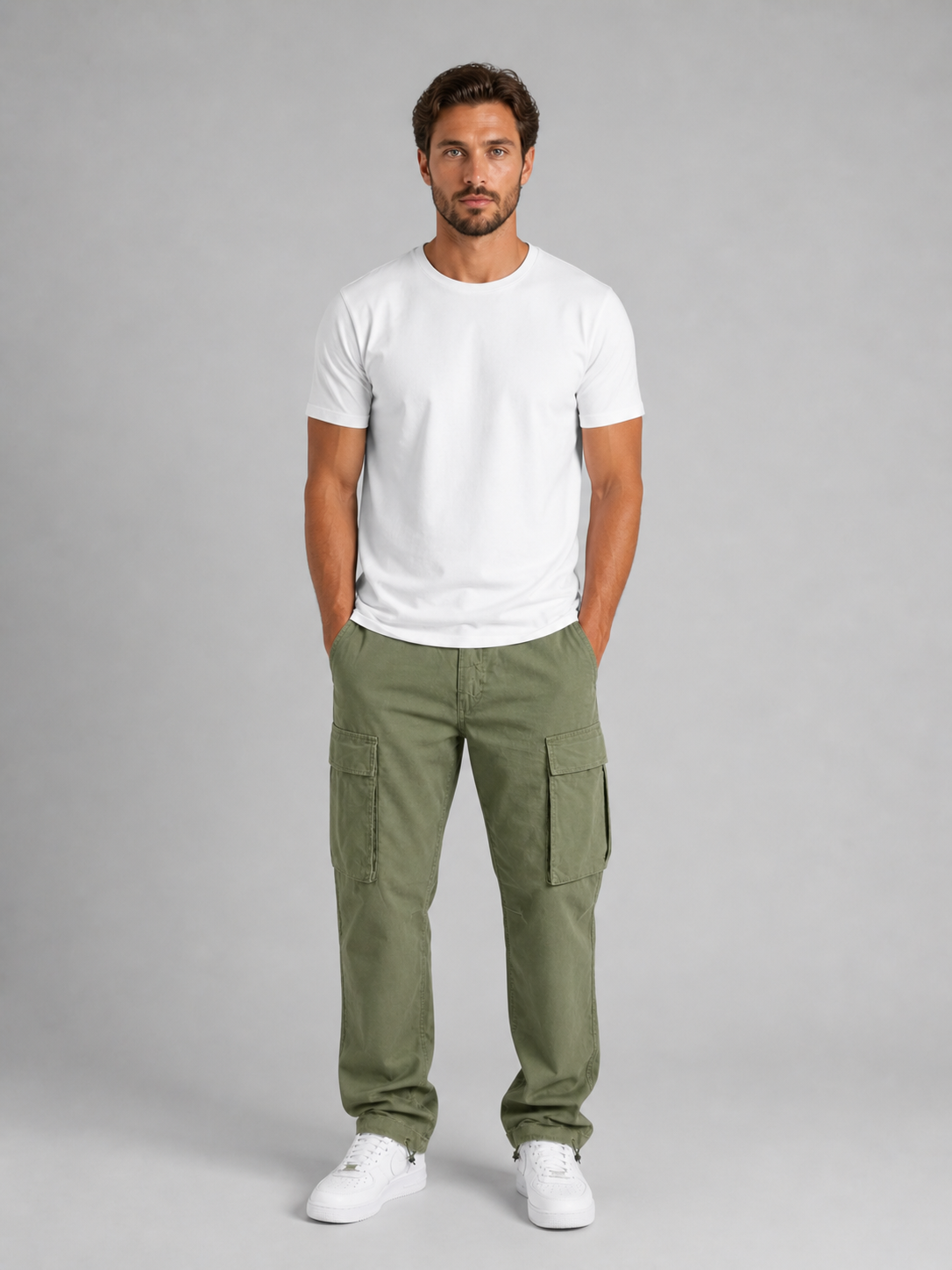 Kairo Men's Cargo Trousers – Relaxed Fit Practical Comfort 1